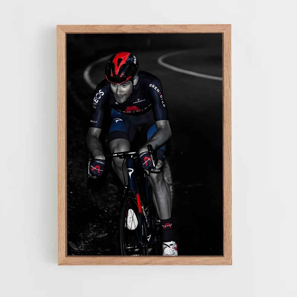 Poster Piste et Passion – affiche Cyclisme (vue 4)